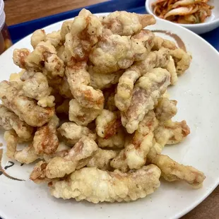 1 order Tang Soo Yuuk sweet and sour pork - HUGE PORTION SIZE - shareable - sauce on side so pieces don't get soggy - $22.99 SO GOOD!