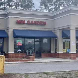 the front of the store