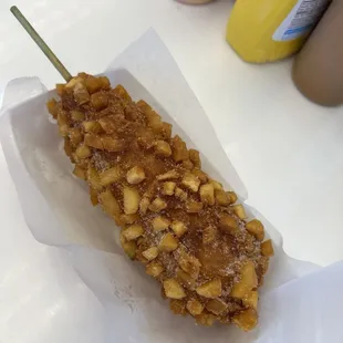 Potatoe dog - half cheese half beef