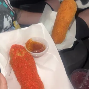 Hot cheeto and classic