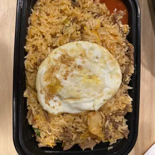 K18. Korean Kimchi Beef Fried Rice