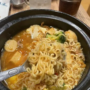 Korean spicy ramen