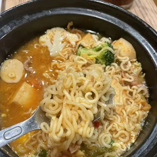 Korean spicy ramen