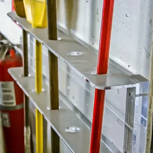 Plexiglas Broom Holder