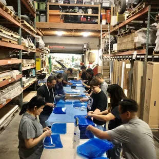 Donating 2500+ face shields to the front line workers