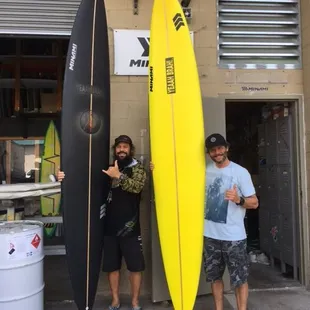 10'6" and 10'4" GUNS: Wildmen Ivan Trent and Martin Dorn