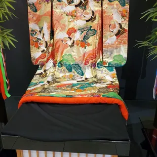 Check out this beautiful Kimono on display.