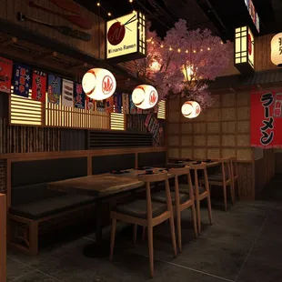 interior, ramen and noodles