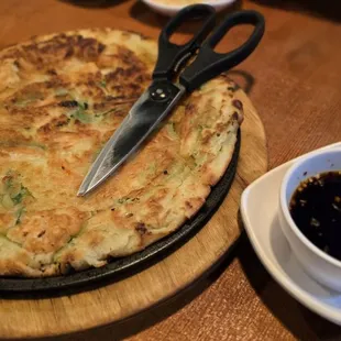Korean Style Scallion Pancake