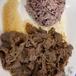 Beef Lunch Special Combo. The glass noddles was missing.