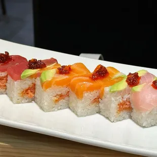 sashimi, sushi, sushi and sashimi, food