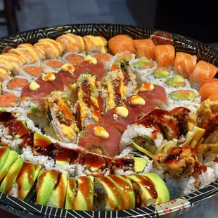sushi, food, sashimi, sushi and sashimi