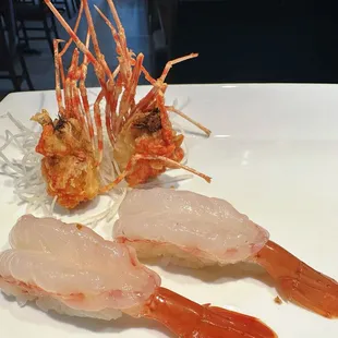 Sweet shrimp sushi