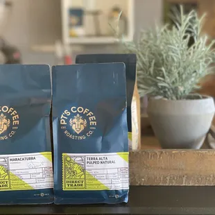 Fresh whole bean coffee