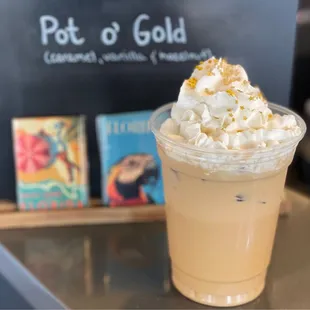 Pot O' Gold seasonal drink