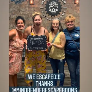 We escaped from the Jewel Heist!