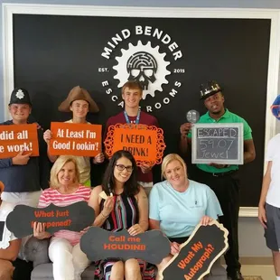 We escaped with less than a minute remaining!