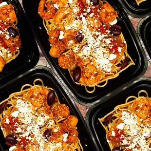 Eating clean never tasted so good with our homemade meal prep. Meal prep with with new menus every week keeps eating healthy exciting.