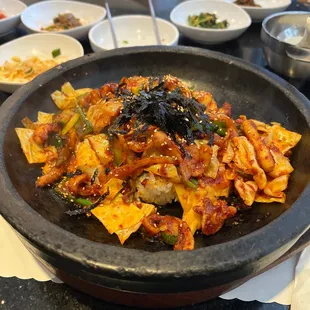 Octopus bibimbap