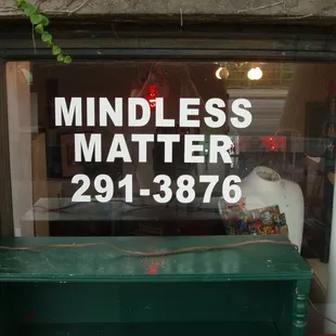 Mindless Matter