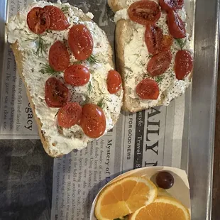 Feta toast