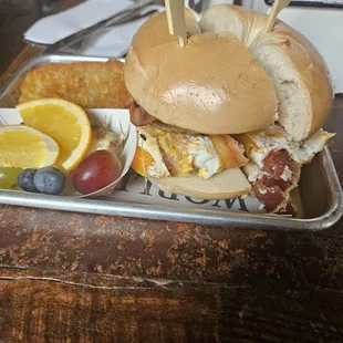 Piglet Bagle Sandwich