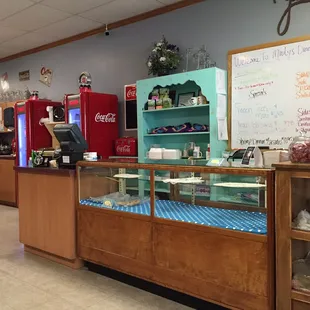 Front counter - quaint and efficient!