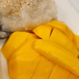 Mango sticky rice...yum!