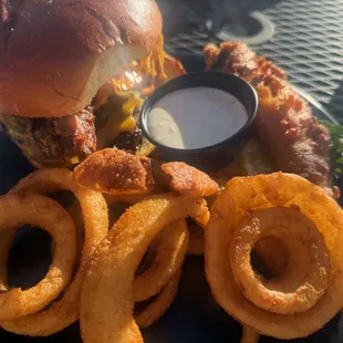 Green Chile Cheeseburger