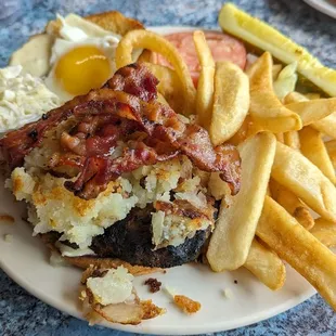 Breakfast burger