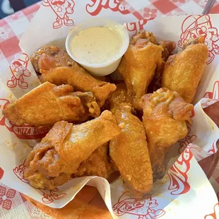 Naked mild buffalo wings