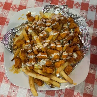 Buffalo Chicken Cheese Fries