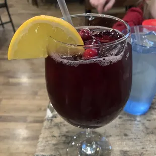Holiday spiced sangria