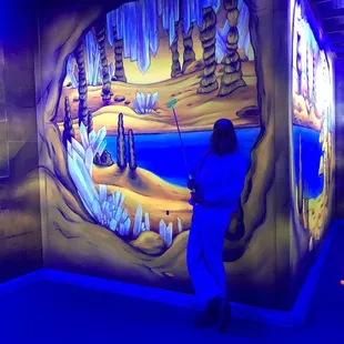 Ice cave of Miner49er, great lighting