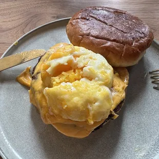 Benedict burger.