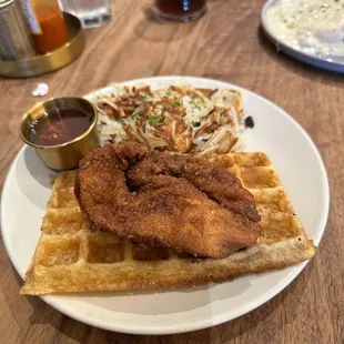 Chicken and waffle!