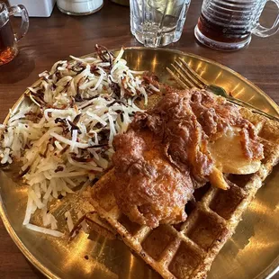 Chicken and Waffles. AMAZING