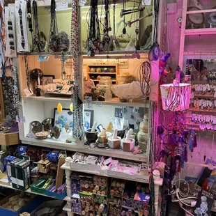 Shop&apos;s incense, necklaces, and more