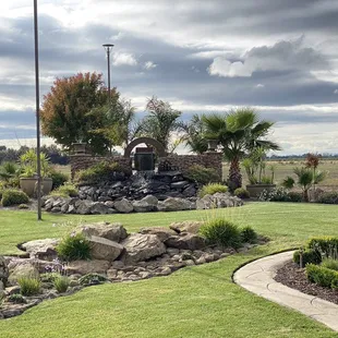 a view of the winery