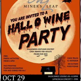 Join us for Hall-O-Wine!