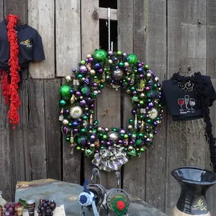 Decking the halls or in this case the barn Miner's Leap Credit Barbara L. Steinberg 2011