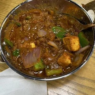 Kadai paneer