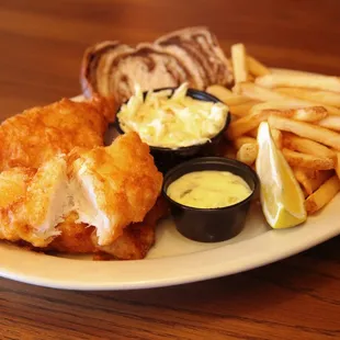 fish and chips, fish, food, seafood