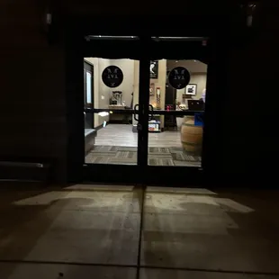 Outside