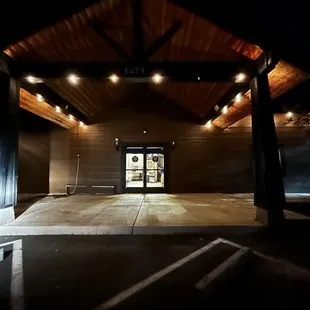 Outside