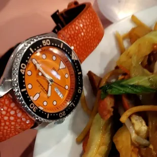 a closeup of a plate of food