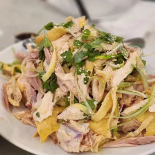 Shredded chicken salad