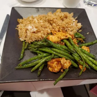 Szechuan green beans with chicken