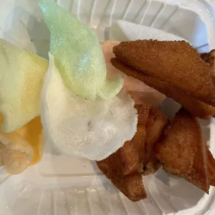 A6. 4 Pieces Shrimp Toast Dinner