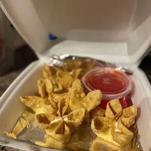 Crab rangoon--sooooo good!